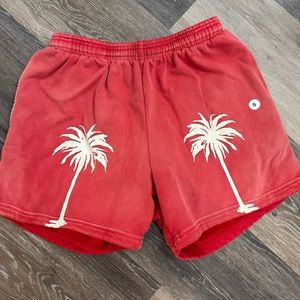 NEW Madhappy palm tree sweatshorts in size S